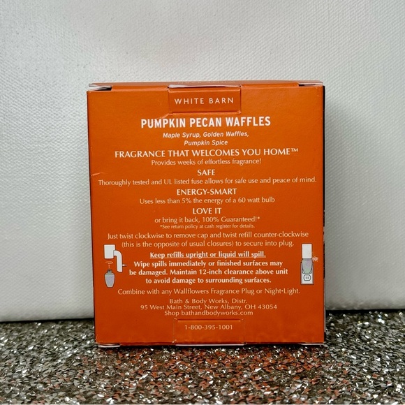 Bath & Body Works Wallflowers Refill Pumpkin Pecan Waffles Refills 2 Pack NWT - Picture 3 of 3